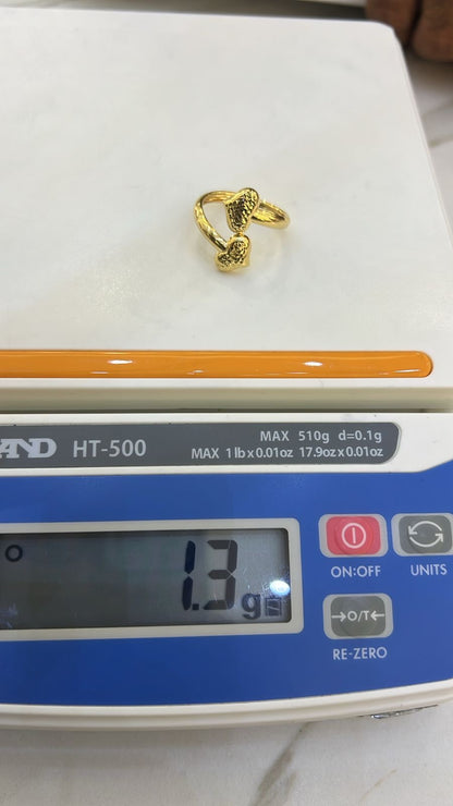 Defap 18 Karat Pure Gold Rings