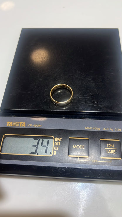 18 Karat Solid Gold Classic Unisex Band | Shiny | 1.5mm & 3mm | 2.3-3.2g | US Sizes 8-11