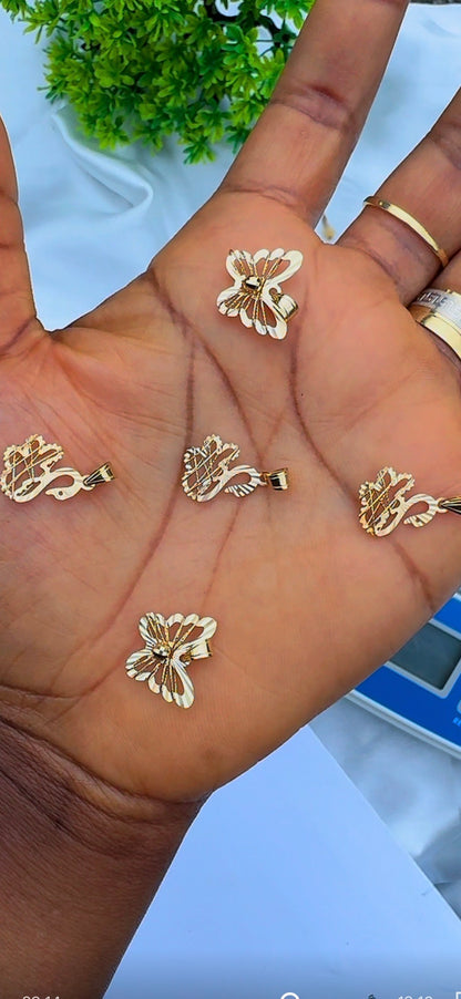 Dellarg 18ct Real Gold (Swan) Pendant