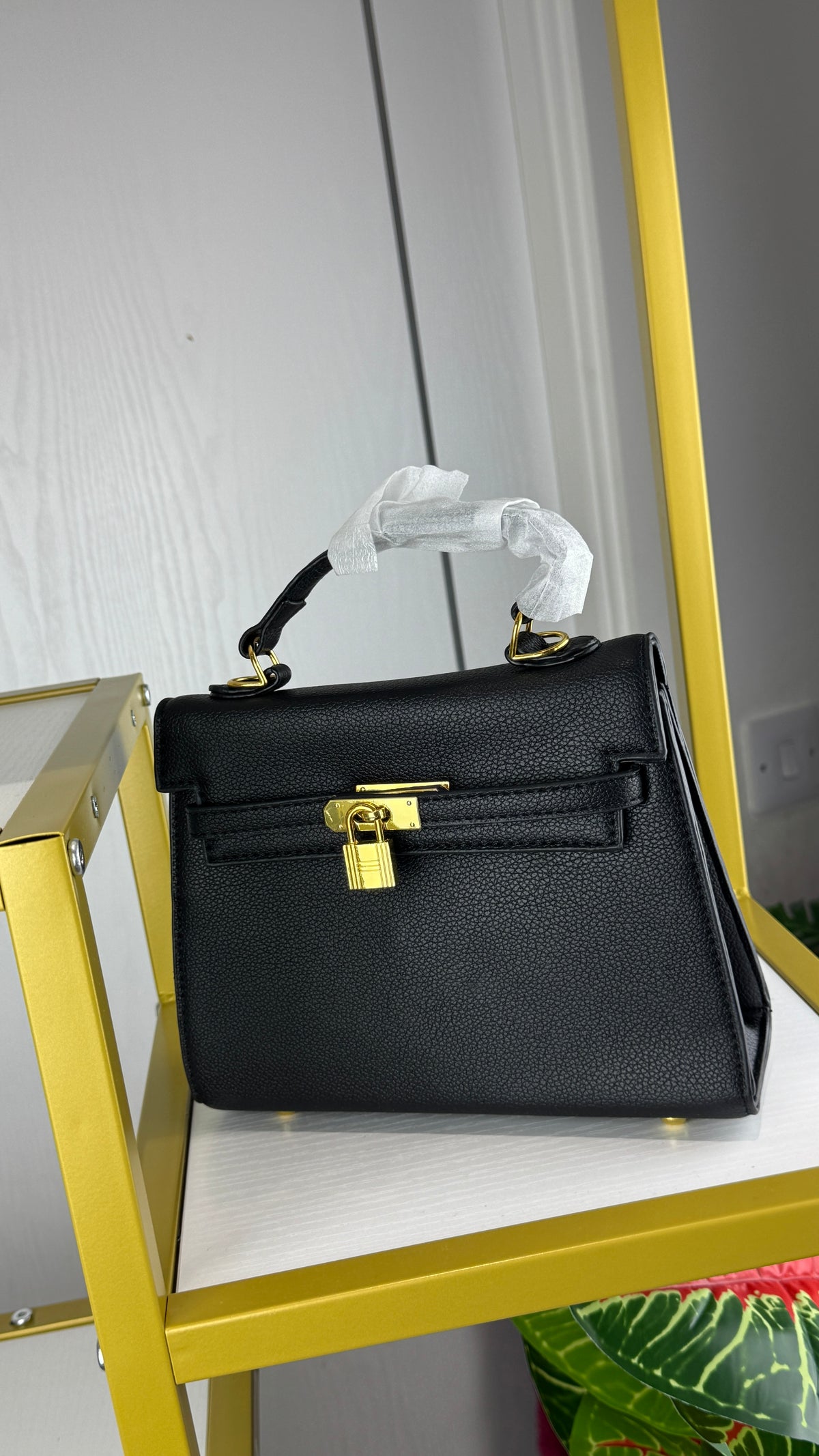 Black Structured Women's Handbag | LARYZ Everyday - 023 | Small-Medium
