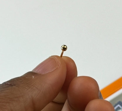 Dugad 22ct | 22 Karat Real Gold Nose Stud Pin Ring