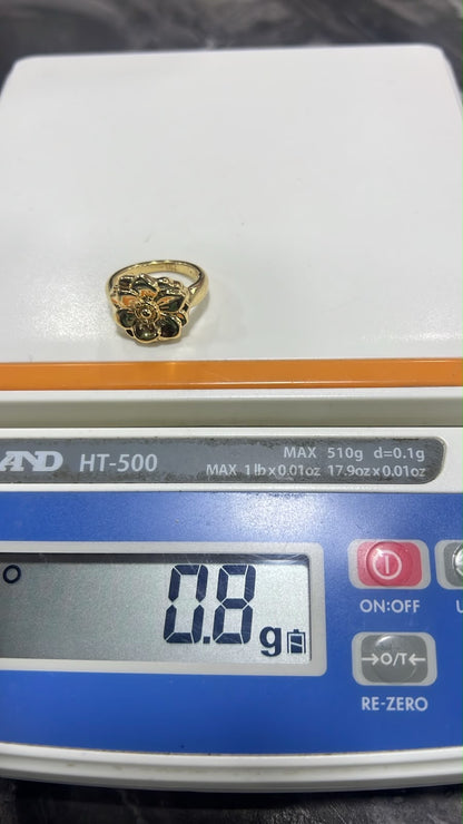 18K Solid Gold Chunky Fashion Rings For Women- Lightweight 1g or Less (Extra Extra)