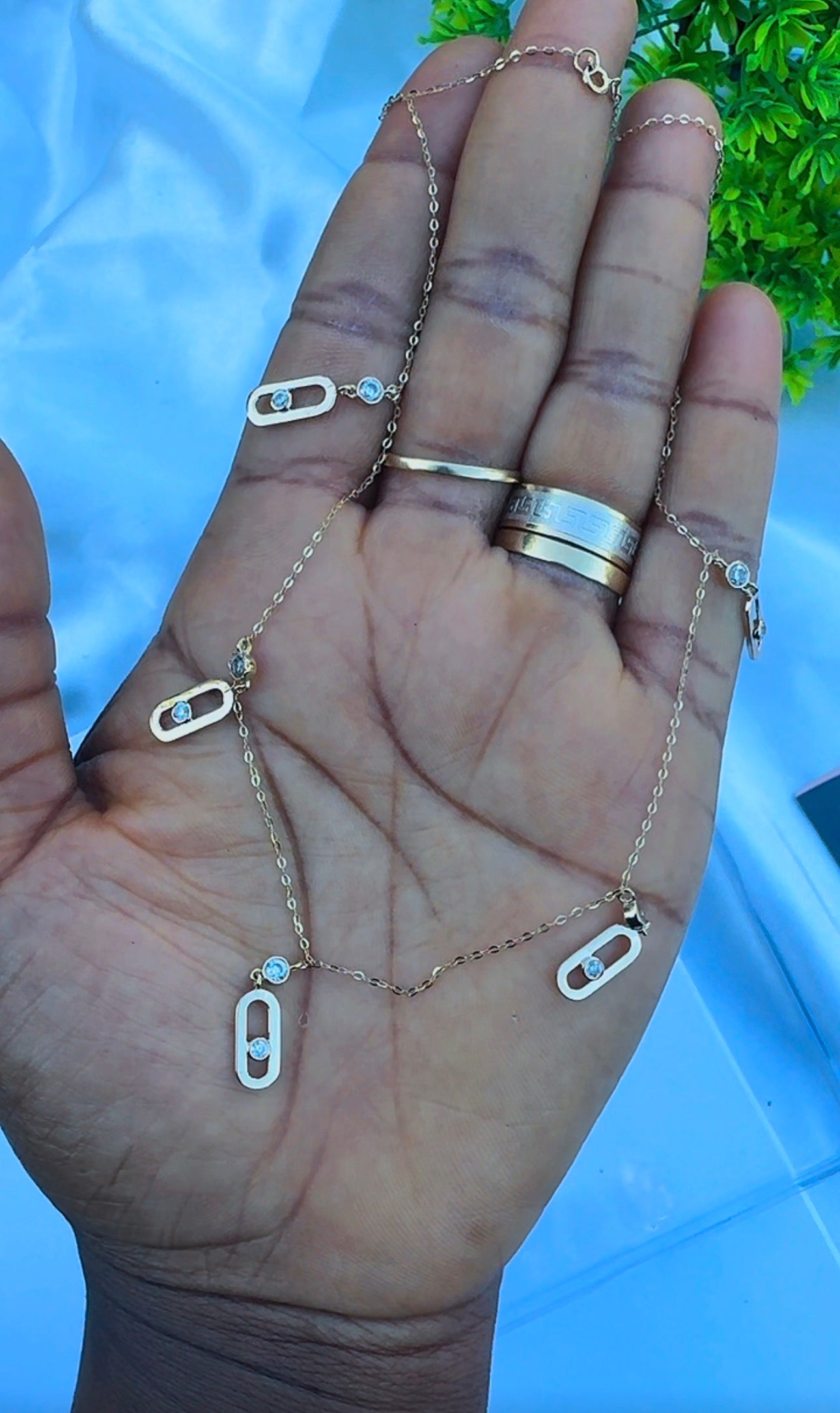 18K Solid Gold Instant Chain Necklace | 16 Inches | 4.1g