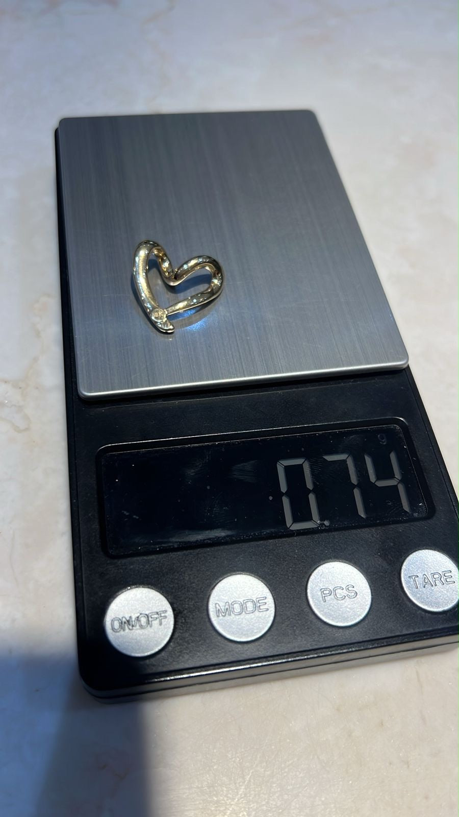 18 Karat Real Gold Heart Pendant | 0.8g
