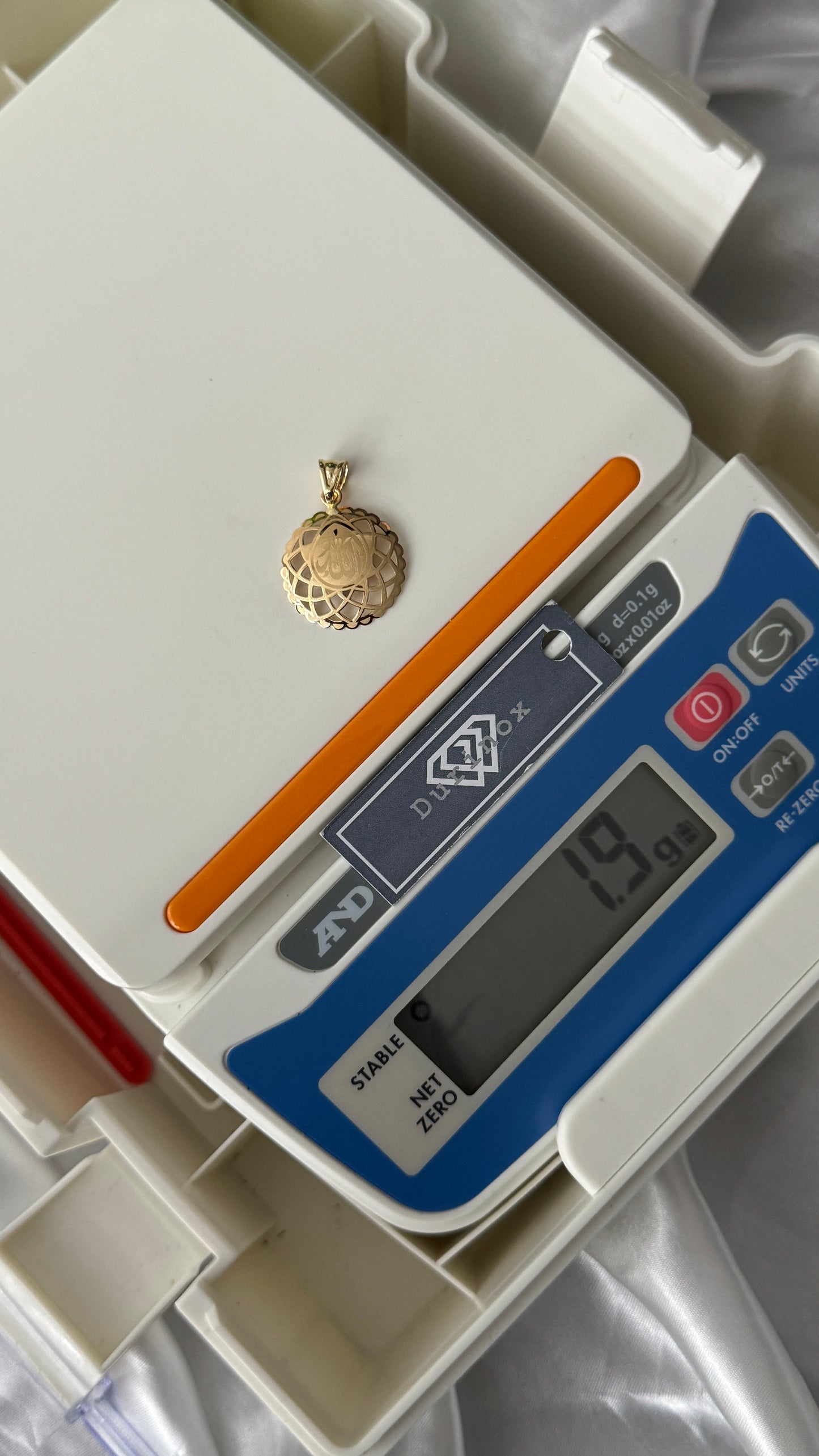 Degart 18 Karat Gold Allah Pendant