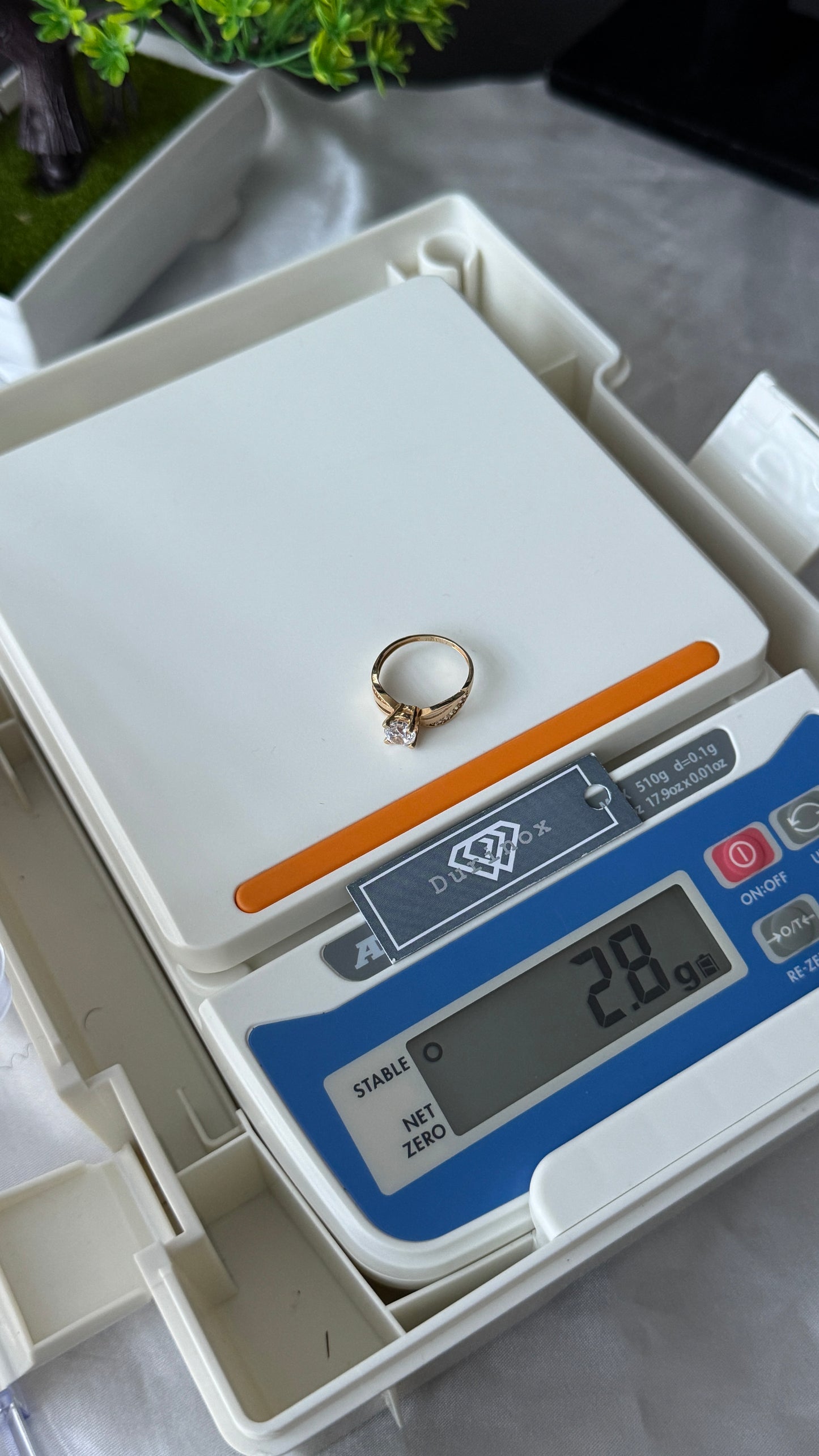 18K Solid Gold Engagement Ring For Women | Size 6 & 7