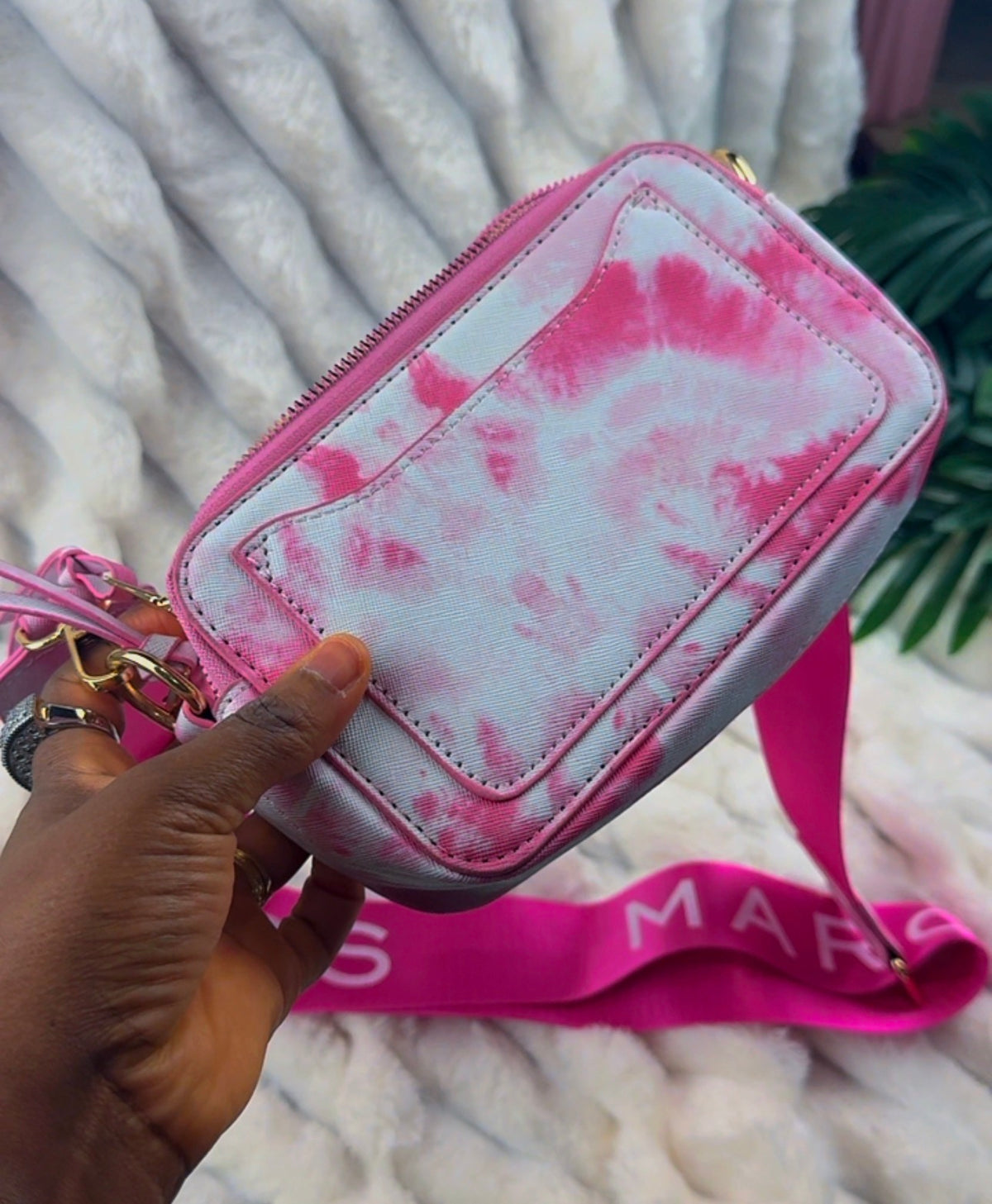 Pink White Patched Shoulder Bag | LARYZ Everyday - 020 | Small