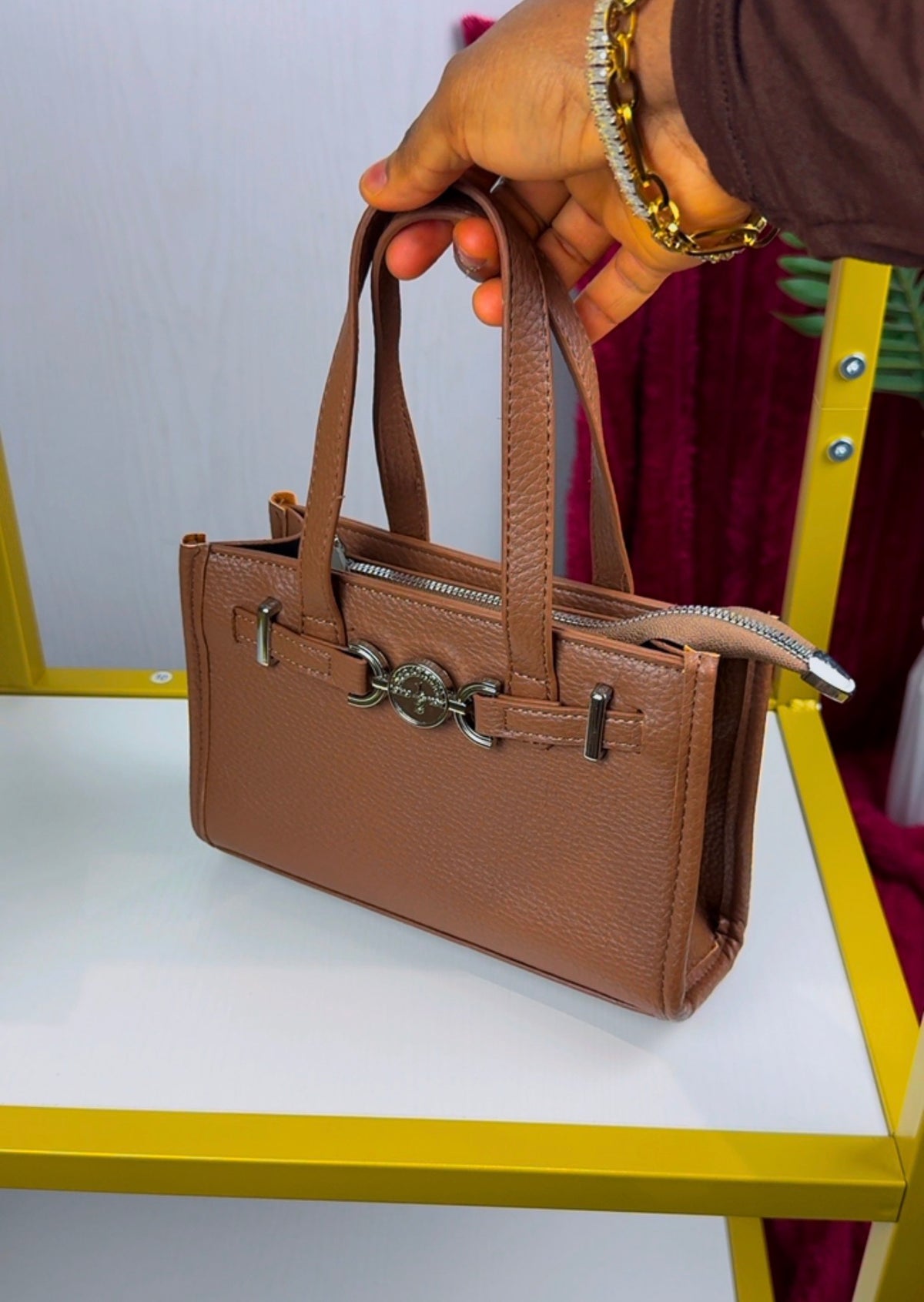Brown Belted Fashion Bag {Small} | LARYZ Everyday 007 | Small
