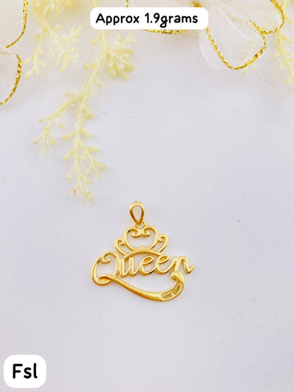 Dugacc 18K Pure Gold Pendant