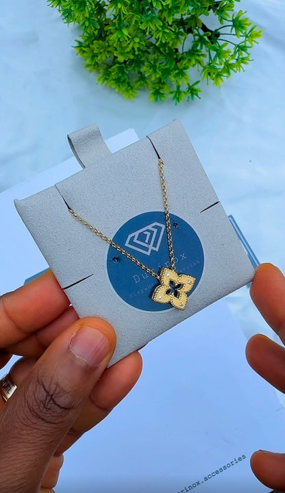 18K Solid Gold Star Instant Chain Necklace – 3.6g | 18 Inches