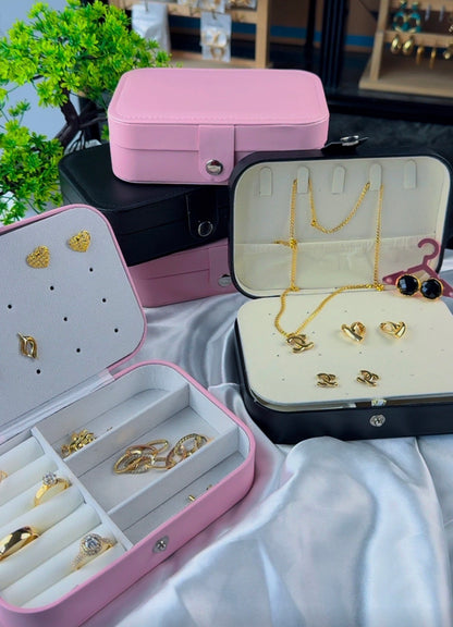 DuriBox Midi PU Leather Jewellery Box Organizer | Jewellery Travel Box