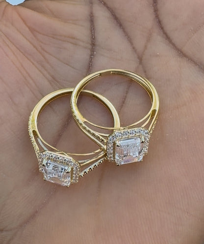 Degan 18 Karat Pure Gold Engagement Ring Size 7