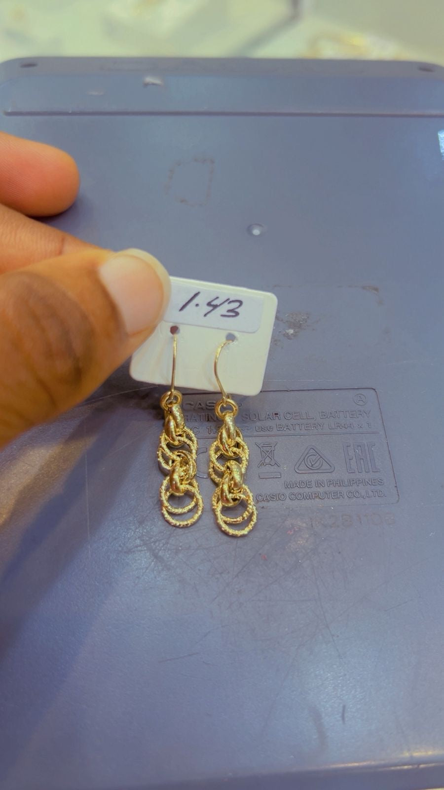 18 Karat Solid Gold Drop Earrings | Multitone & Yellow Gold