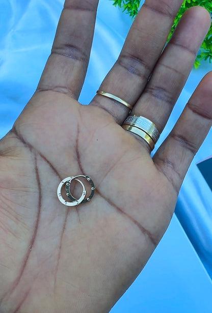 18k Solid Gold Hoop Earrings (Tiny)