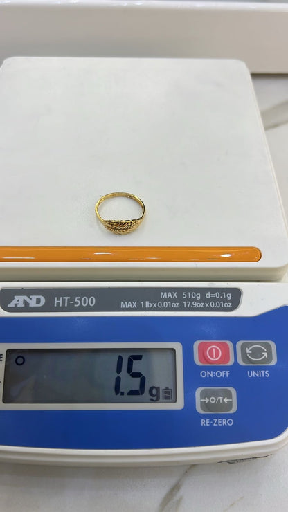 Defap 18 Karat Pure Gold Rings