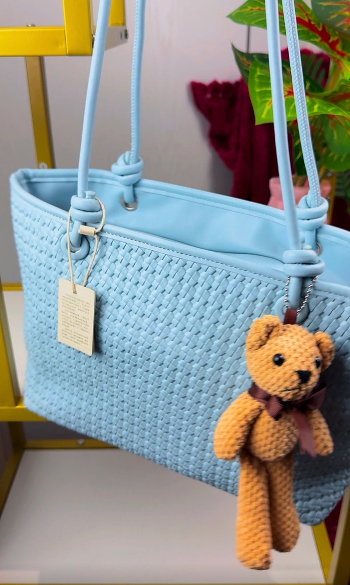 Blue Woven Shoulder Bag {BIG} | LARYZ Everyday 003 | Big
