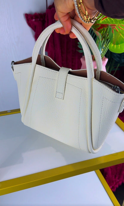 Cream Slouchy 3-in-1 Bucket Bag | LARYZ Everyday - 061 | Medium