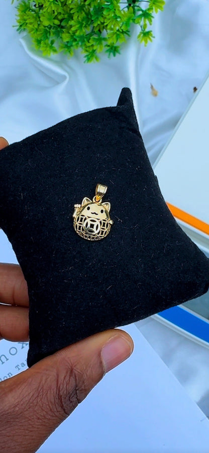 Diixam 18K Real Gold (Beetle) Pendant