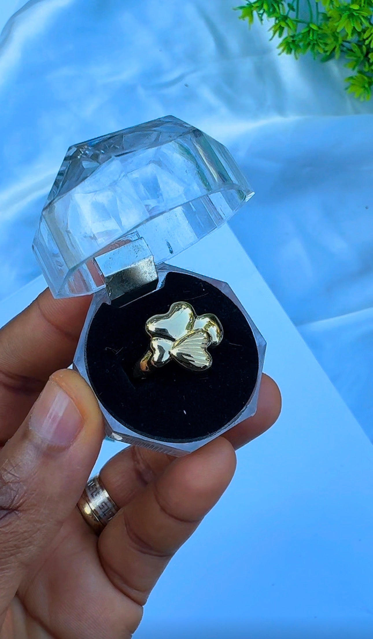 18K Solid Gold Chunky Fashion Rings For Women- Lightweight 1g or Less (Extra Extra)