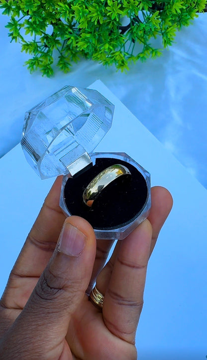 18 Karat Solid Gold Classic Unisex Band | Shiny | 1.5mm & 3mm | 2.3-3.2g | US Sizes 8-11