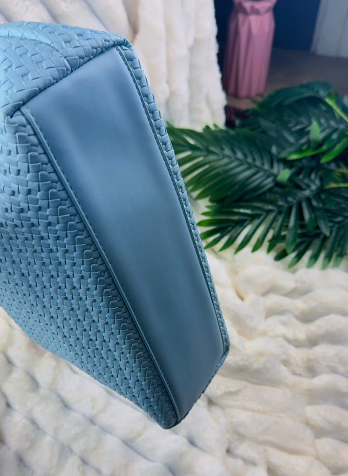 Blue Woven Shoulder Bag {BIG} | LARYZ Everyday 003 | Big
