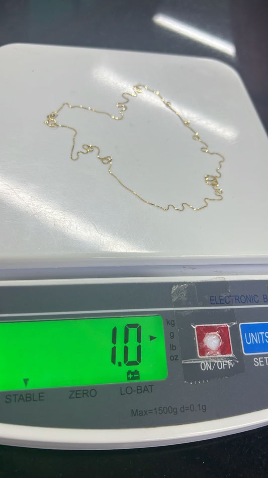Degaatt 18ct Pure Gold Chain 18inches