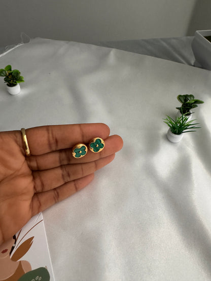 Dega Stainless Steel Stud Earrings
