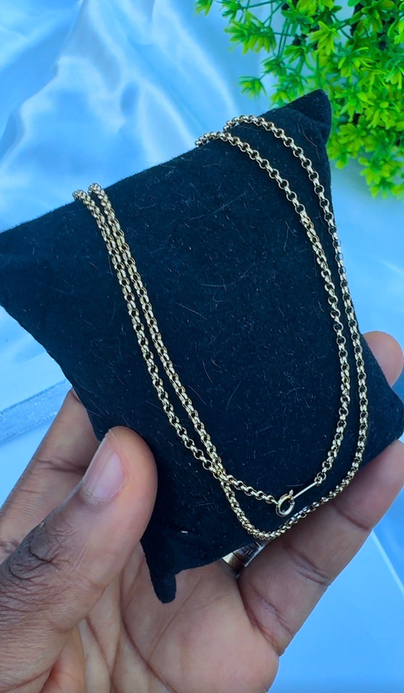 18ct Gold Rolo Chain 18 & 20 Inches