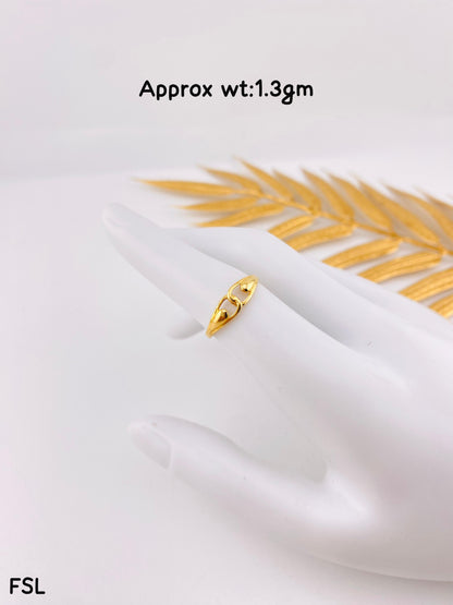 Defap 18 Karat Pure Gold Rings