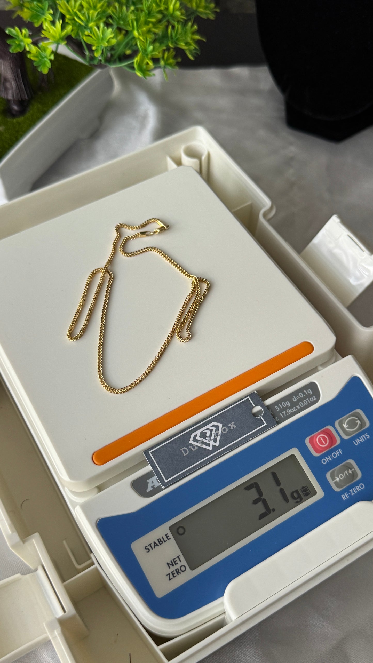 18K Solid Gold Franco Chain Necklace  | 18” - 24”