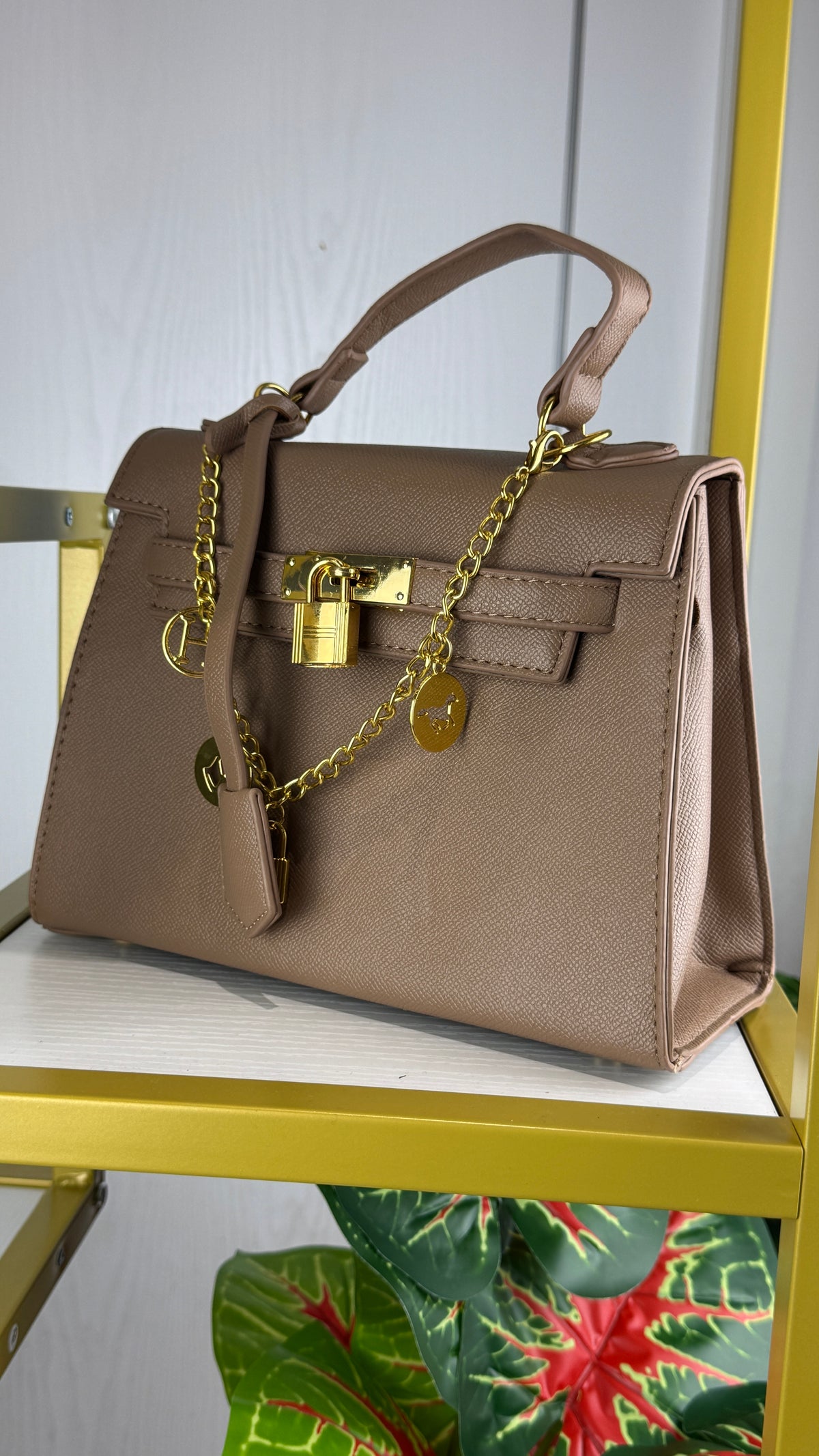 Brown Structured Women's Handbag {Medium} | LARYZ Everyday 009 | Medium