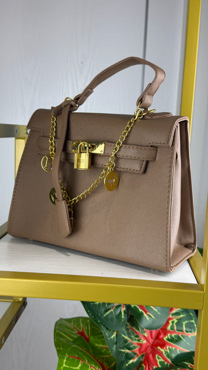 Brown Structured Women's Handbag {Medium} | LARYZ Everyday 009 | Medium