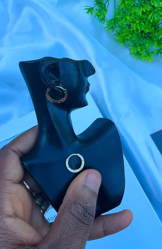 18k Solid Gold Hoop Earrings (Tiny)