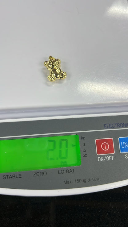 Degaans 18 Karat Pure Gold Teddy Pendant