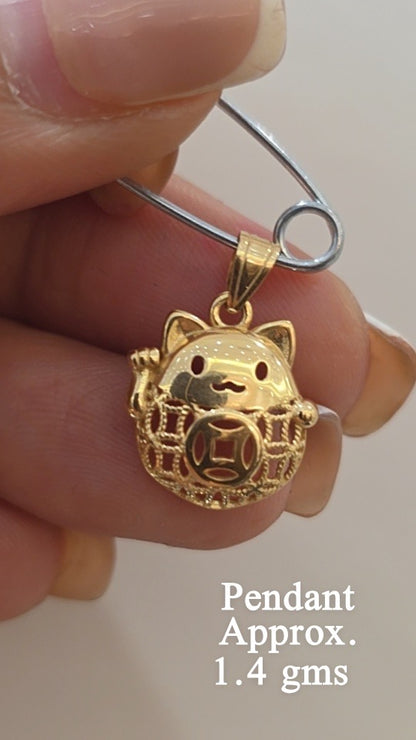 Diixam 18K Real Gold (Beetle) Pendant