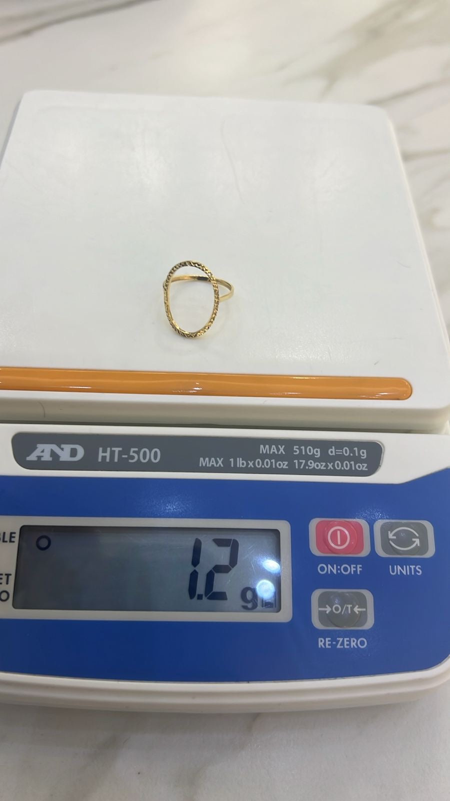 Deggam 18ct Solid Gold Women Fashion Rings