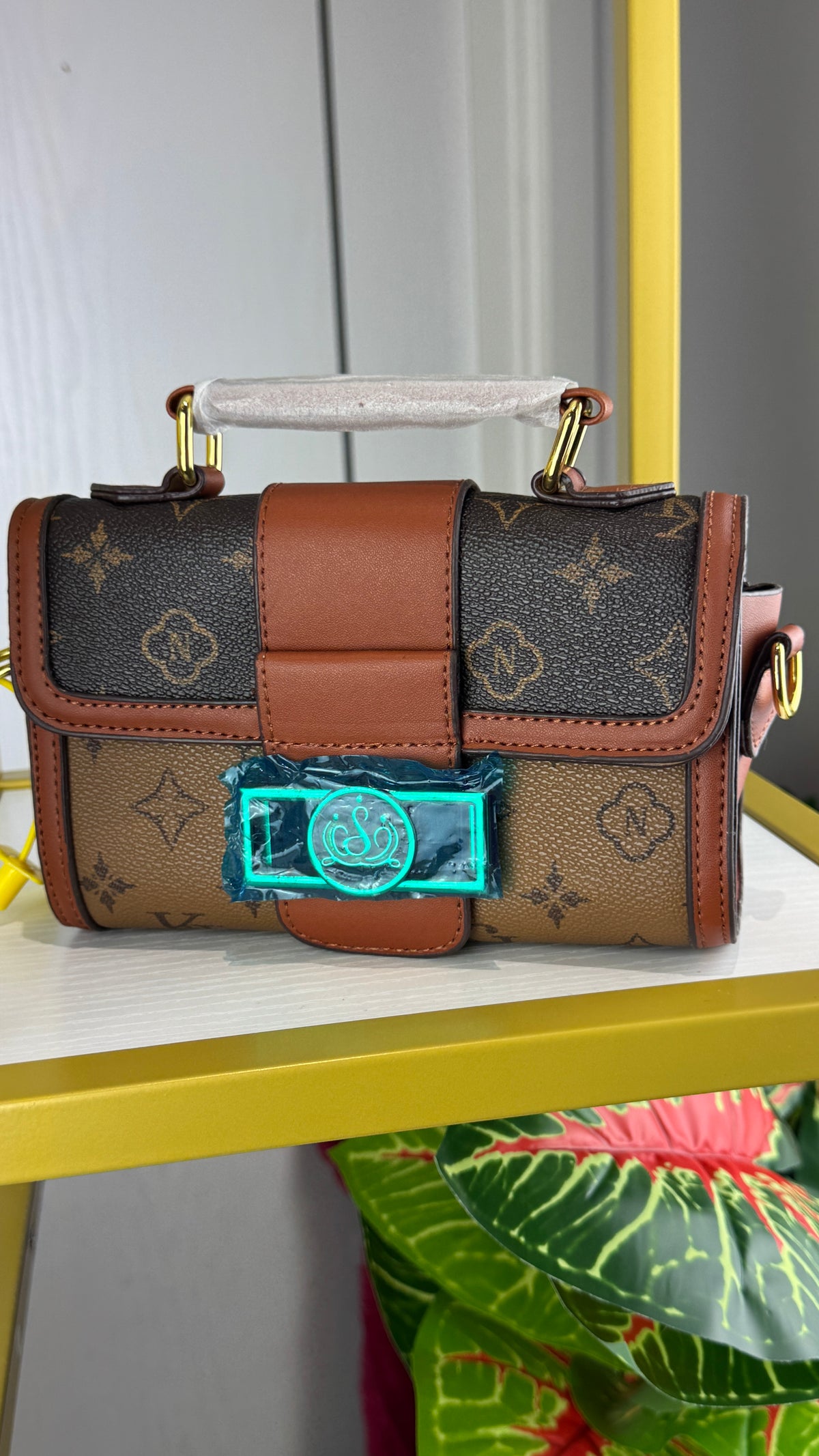 2-Tone Brown Structured Women's Handbag | LARYZ Everyday - 021