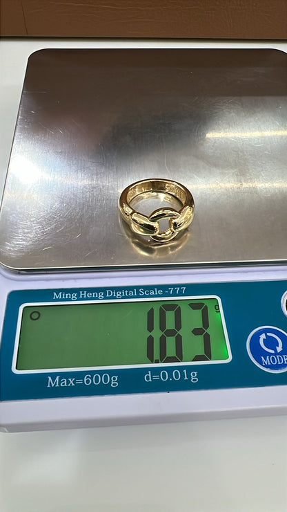 Defaq 18 Karat Pure Gold (Extra) Ring Size 9.5
