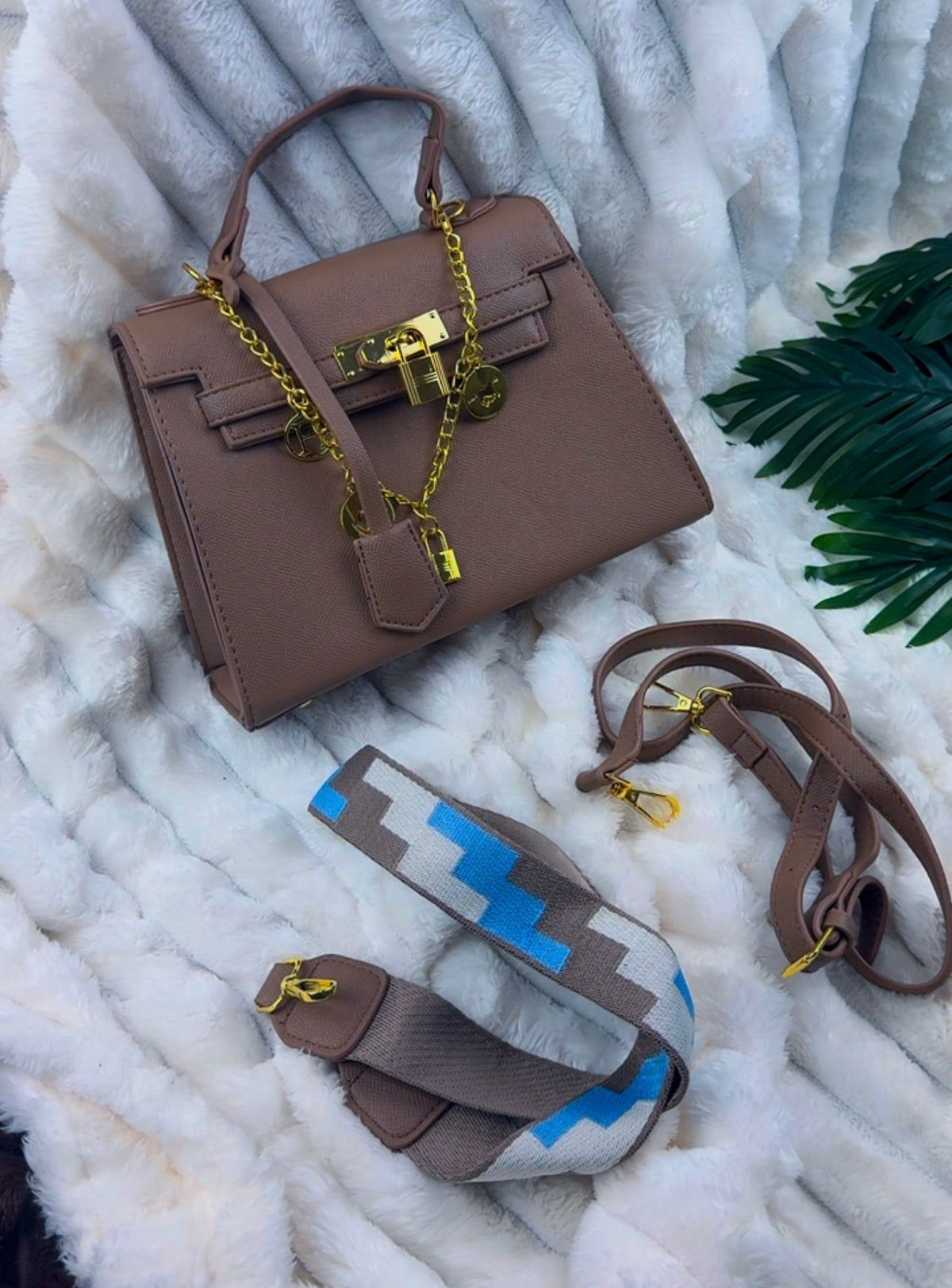 Brown Structured Women's Handbag {Medium} | LARYZ Everyday 009 | Medium