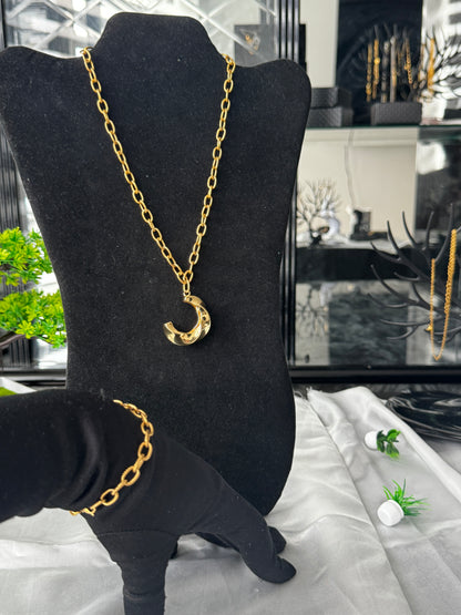 Dixxa Super Double Electroplated Stainless Steel Non Tarnish Bold & Chunky 17.5” Chain