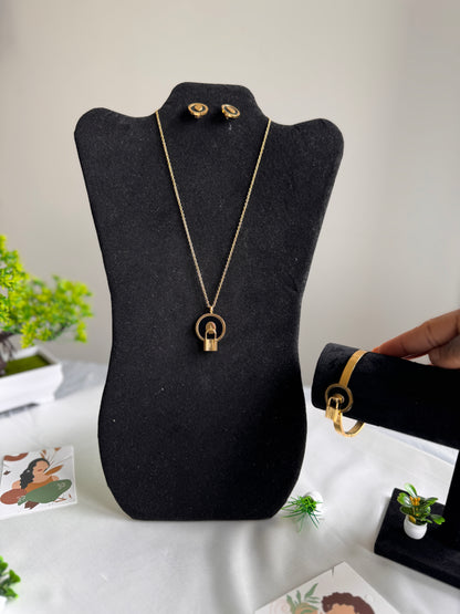 Order the Diimna Stainless Steel Jewellery Set