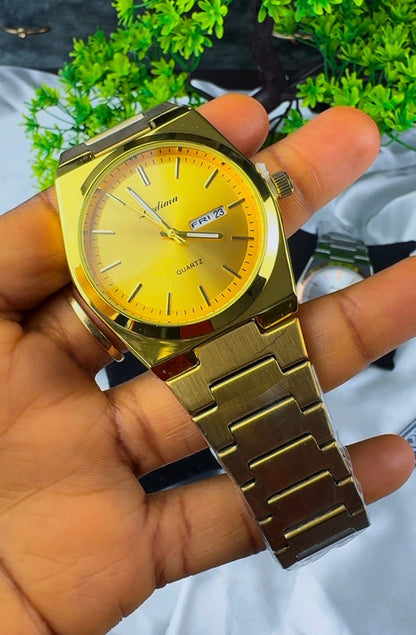 Didam Luxury Sport Men’s Quartz Watch Stainless Steel Bracelet Waterproof Luminous Date Feature 40mm Dial Diameter 18mm Fashion | Hypoallergenic | Non-Tarnish