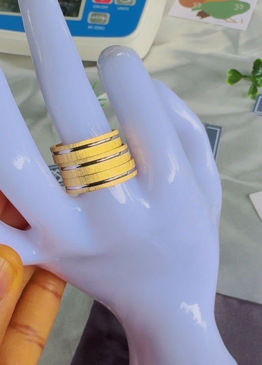 Dexam 18 Karat Pure Gold Rings | Men Wedding Band