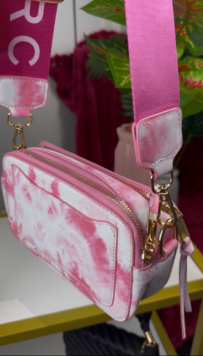 Pink White Patched Shoulder Bag | LARYZ Everyday - 020 | Small