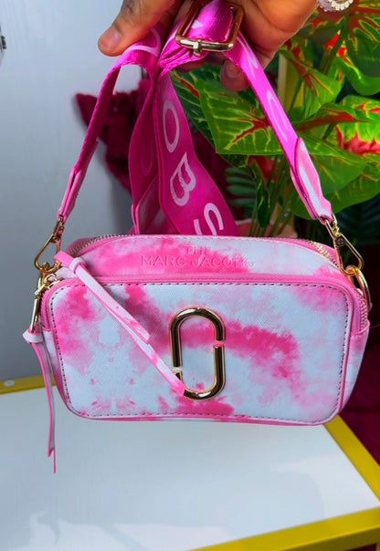 Pink White Patched Shoulder Bag | LARYZ Everyday - 020 | Small