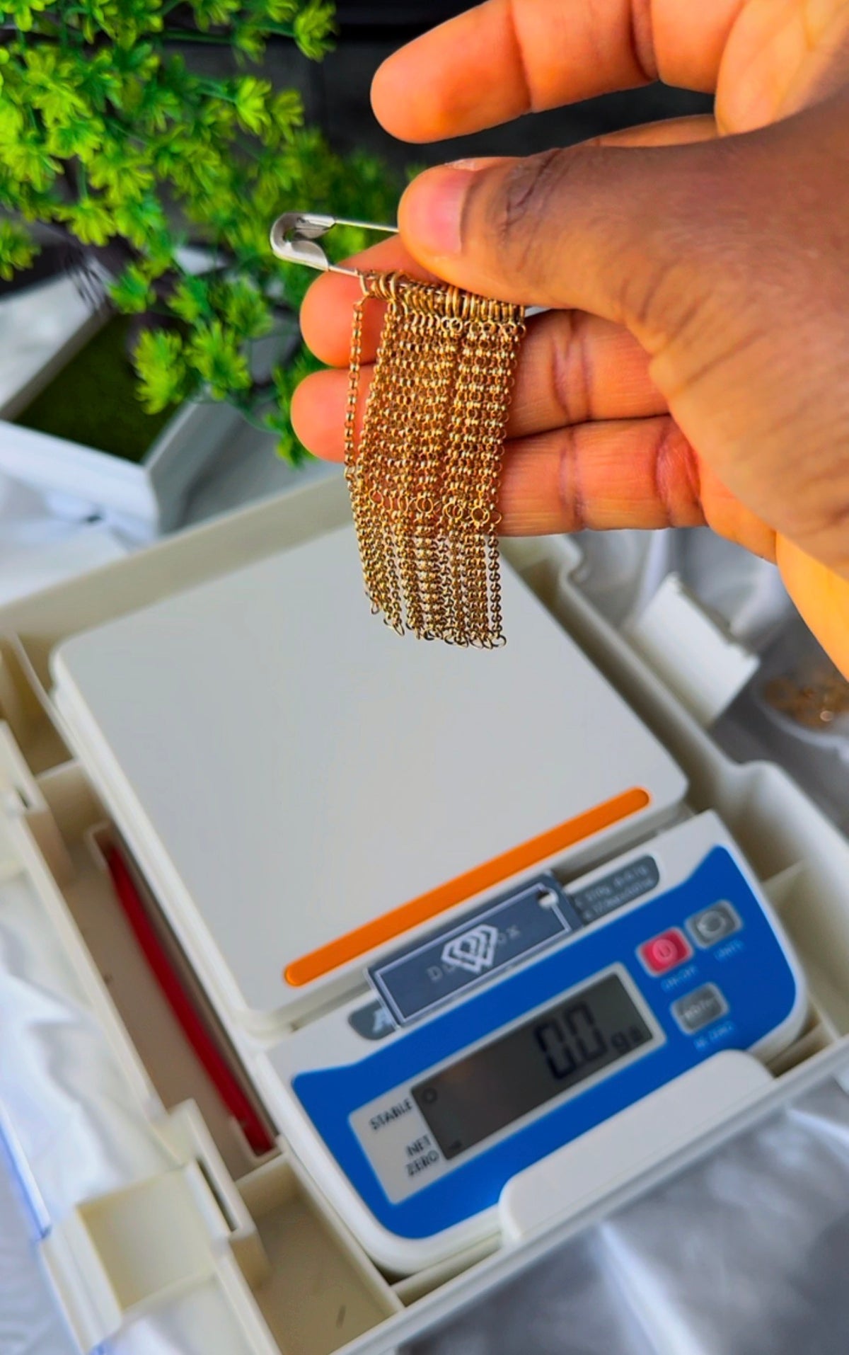 18 Karat Pure Gold Chain Extenders 2 Inches
