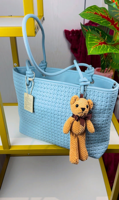 Blue Woven Shoulder Bag {BIG} | LARYZ Everyday 003 | Big