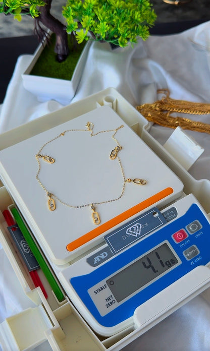 18K Solid Gold Instant Chain Necklace | 16 Inches | 4.1g