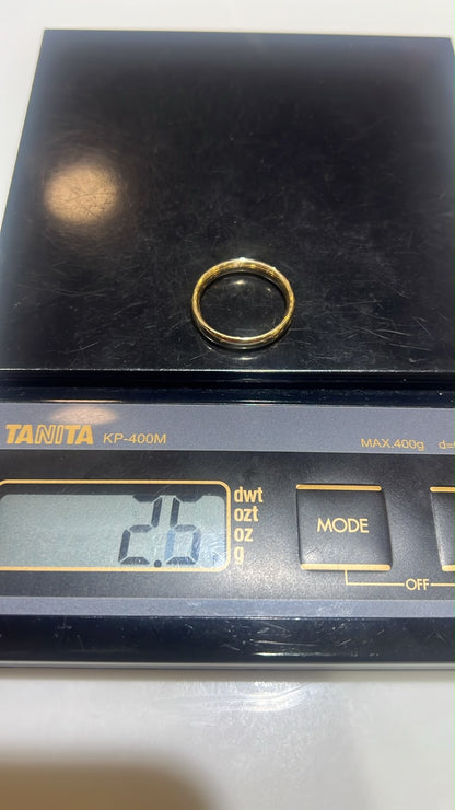 18 Karat Solid Gold Classic Unisex Band | Shiny | 1.5mm & 3mm | 2.3-3.2g | US Sizes 8-11