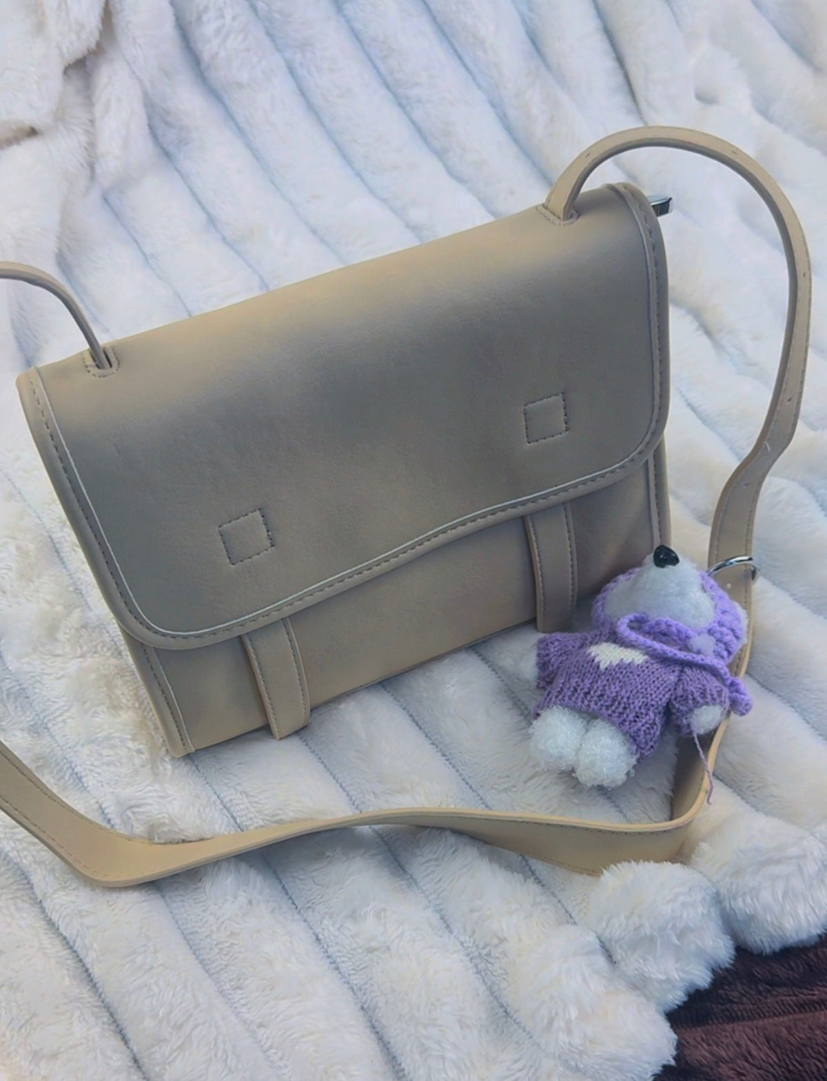 Biege Smooth Shoulder - Cross Body Bag | LARYZ Everyday - 018 | Medium